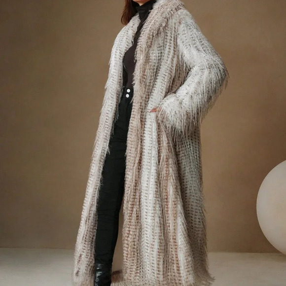 Jackets & Blazers - Casual Women's Fashion Faux Fur Long Coat